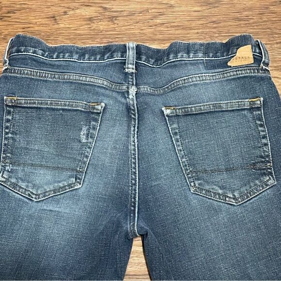 Aeropostale Men's Straight Leg Distressed Jeans Blue Size 32 x 32 - Picture 13 of 15